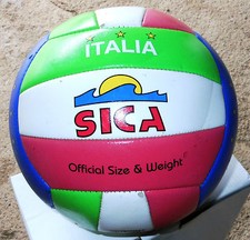 PALLONE PALLAVOLO BEACH VOLLEY ORIGINALE SICA ITALIA OFFICIAL SIZE AND WEIGHT