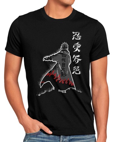4th hokage shirt uomo - t-shirt, ninja