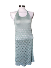 Abito da donna, colore verde acqua con lurex, Per discoteca, Abito da ballo