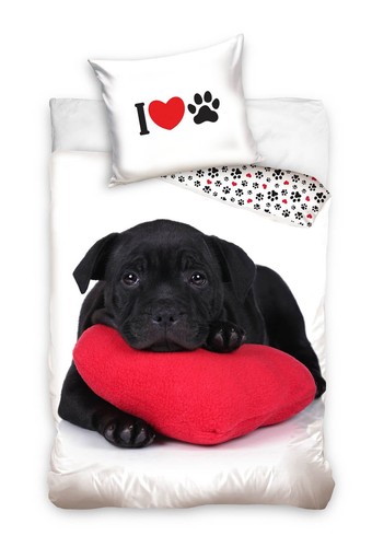 Set lenzuola labrador 135x200 - lenzuola,