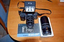 YASHICA-230 AF+2 obiettivi