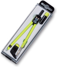 Compasso Scatola Con 3 Componenti Linea"Fluo" Giallo (3756/FYW)