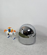 RARA LAMPADA DA TAVOLO BARONET DESIGN ERNESTO RADAELLI PER LAMPERTI ANNI 70 ABS