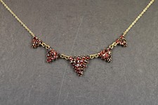 antico collier in granato