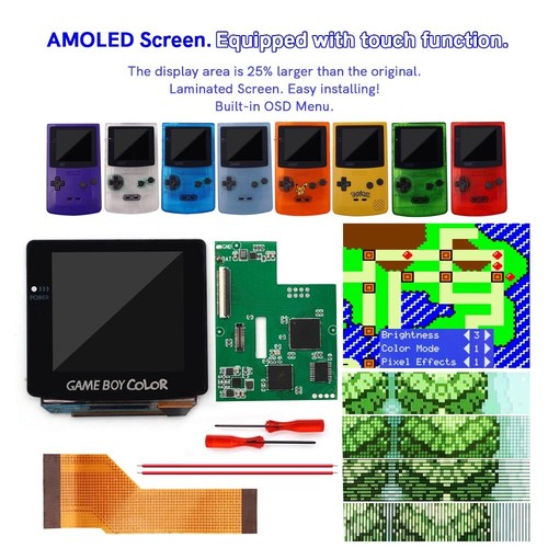 Amoled lcd touch laminato osd - amoled,