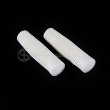 coppia manopole manubrio bici bicicletta graziella olanda cruiser custom bianco