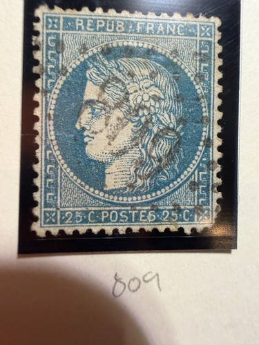 Timbre 60a 20c bleu - n°60a,