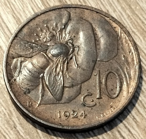 Centesimi ape 1924 - 10,