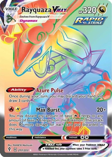 Rayquaza vmax 217 203 - -,
