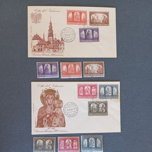 Lotto fdc vaticano 1966 - lotto,