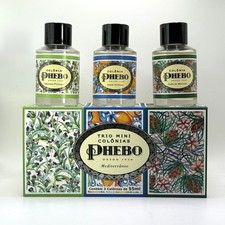 PROFUMO VINTAGE UNISEX RARO -PHEBO TRIO COLONIAS - EAU DE COLOGNE 3X55 ML