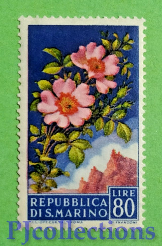 6444 san marino 1957 fiori - 1957,