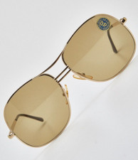 gold oversized sunglasses O.P 85001 butterfly sunglasses vintage 1980s?Donna
