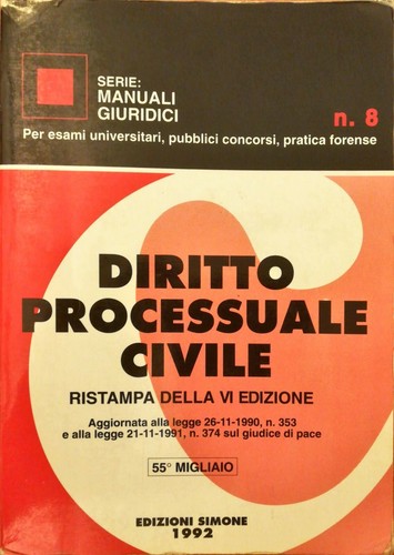 Diritto processuale civile - diritto,