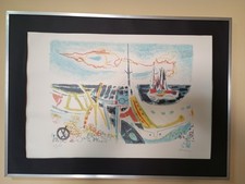 "ENRICO PAOLUCCI " LITOGRAFIA  47/60  Barche