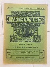E. Dalbono Domenico Morelli L'Artista Moderno Num. 16 25/08/1912