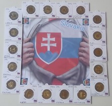 2 euro FDC UNC - Slovacchia - 20 monete 2009/2025 Giro completo-Vedi descrizione