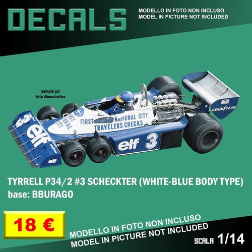 Decals repro tyrrell p34 - decals,
