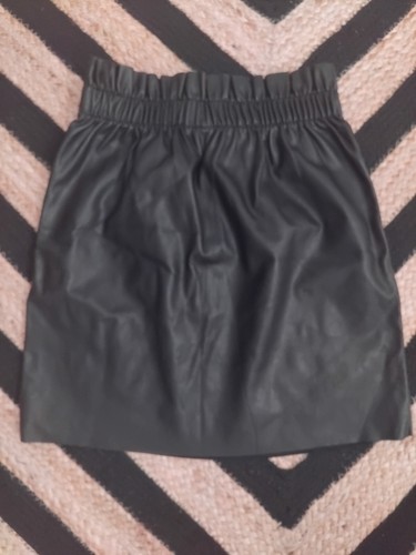 Minigonna divisa nera - h&m,