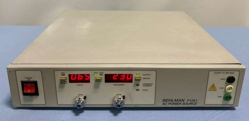 Behlman p1351 alimentazione - p1351, ac