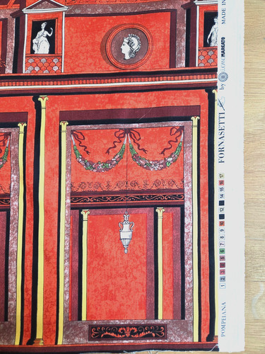 Fornasetti pompeiana rosso - ,