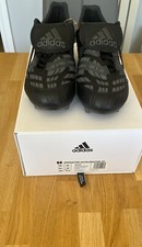 Adidas Predator Accelerator Blackout FG taglia 10 UK nuove con scatola
