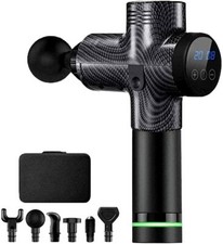 Pistola Massaggio Touch Screen LCD Portatile Senza Fili Sport Pistola Massaggio Muscolare Profondo 