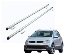 BARRE PORTATUTTO PORTAPACCHI PER VW POLO 5 CROSS 2009-2017 ALLUMINIO CORRIMANO