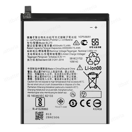 Nuova batería bl270 per - batería,
