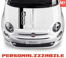 Fasce adesive cofano Fiat 500