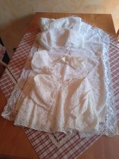 Abito D'epoca Da Battesimo Vintage Antiquariato Bambino/a Anni 40 