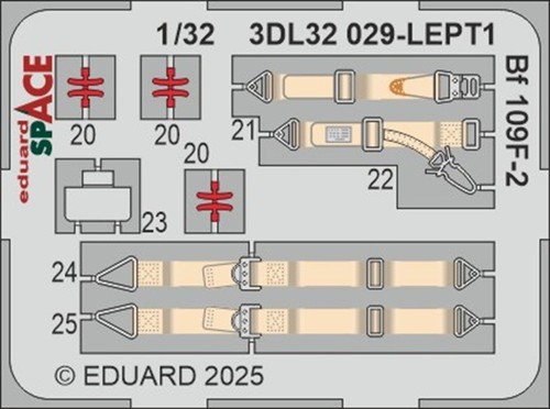 Mw22 eduard 3dl32029 109f 2 - 3dl32029, bf