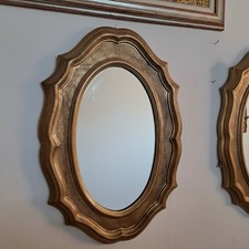 Specchio ovale con