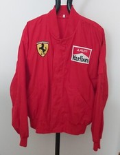 Ferrari F1 Jean Alesi Marlboro patch Red Jacket  Size Large - vintage 1990s