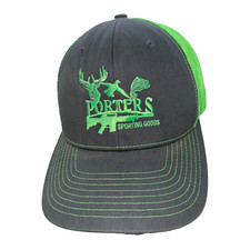 Cappello Berretto Snapback Porters Sporting Goods Guns & Ammo Store Verde Maglia Camion