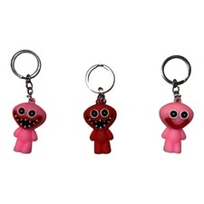 HUGGY WUGGY KISSY MISSY PORTACHIAVI IN GOMMA 6/7 CM 3D KEYCHAIN ME CONTRO TE