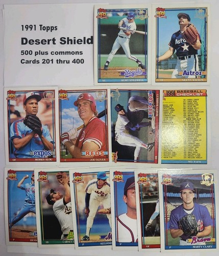 Carte baseball 1991 topps - da,