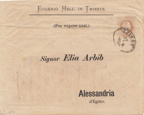 Austria 18xx trieste ad - 18xx,
