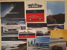 Maserati Spyder,Coupè, Granturismo, Quattroporte, Ghibli Brochure