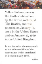 Beatles Yellow Submarine - Alex Ross - Edizione limitata 641/750 Sigillato