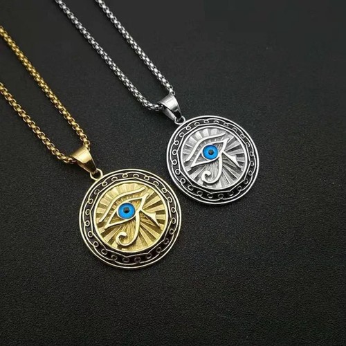 Collana con ciondolo - occhio, di