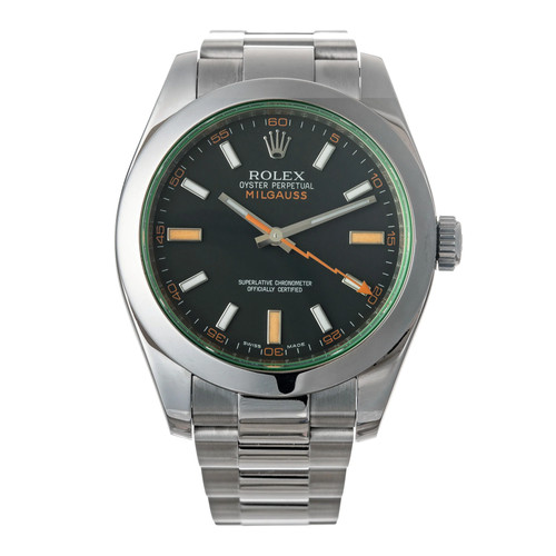 Rolex milgauss green - green, sapphire
