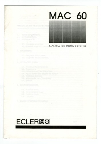 Ecler mac manual de - mac,