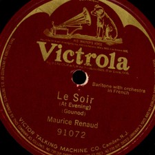 MAURICE RENAUD -BARITON- Le