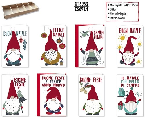 Biglietto augurale natale - biglietto,