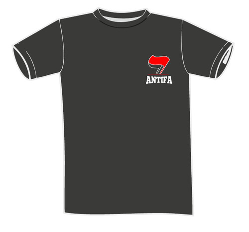 Shirt antifa uomo nero - antifa,