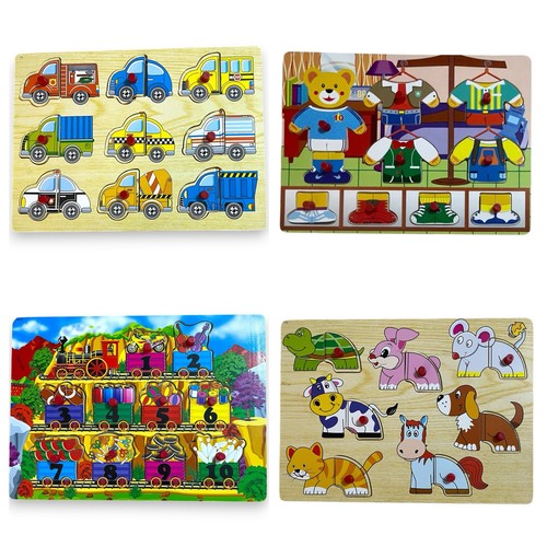 Lotto puzzle picchetto legno - lotto, 4
