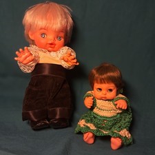 Bellissima coppia di bambole Furga anni 60, Furga Cirillo e mini Furga