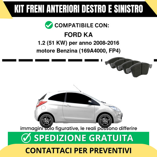 Pastiglie freno anteriori per - freno,