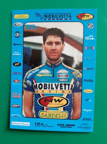 Cyclisme carte cycliste marco - carte,